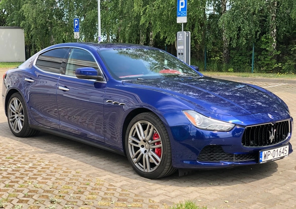 Maserati Ghibli cena 135000 przebieg: 33000, rok produkcji 2016 z Płock małe 232